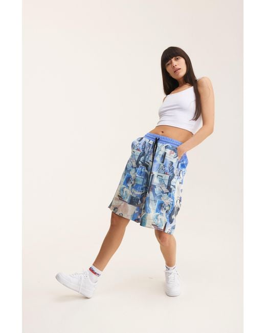 mysimplicated Blue Bermuda Shorts for men