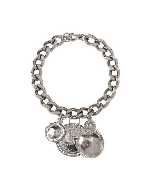 Caramel Vintage Jewellery Metallic Vintage Plated Penny Bracelet