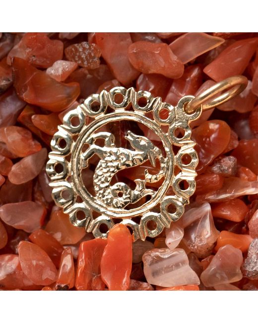 Maya Brenner Metallic Zodiac Pendant