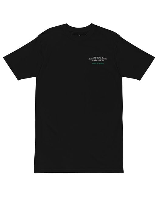Anchor and Crew Black Balance Le Dance Disco! Heavy Cotton Embroidered T-Shirt for men