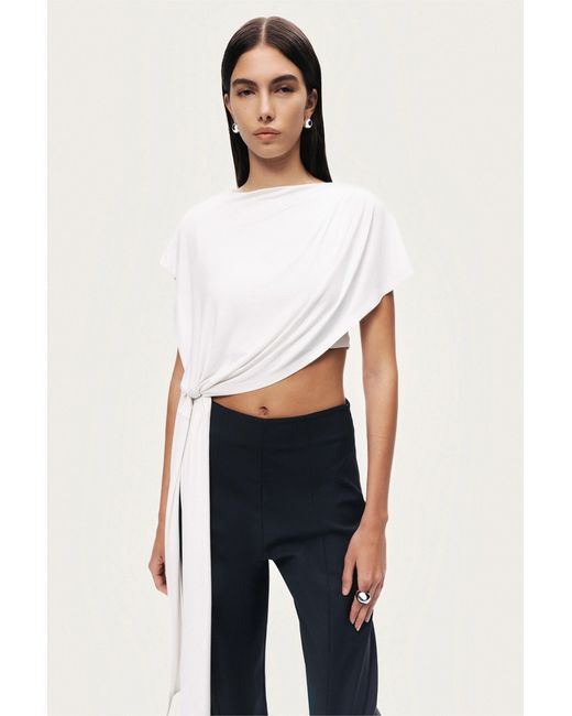 Nocturne Black Tailored Straight-Leg Pants