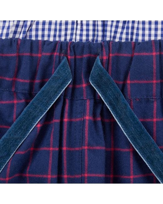 Lounge Blue Loungewear Trousers-Pants Atlantic Puffin Design Long Length