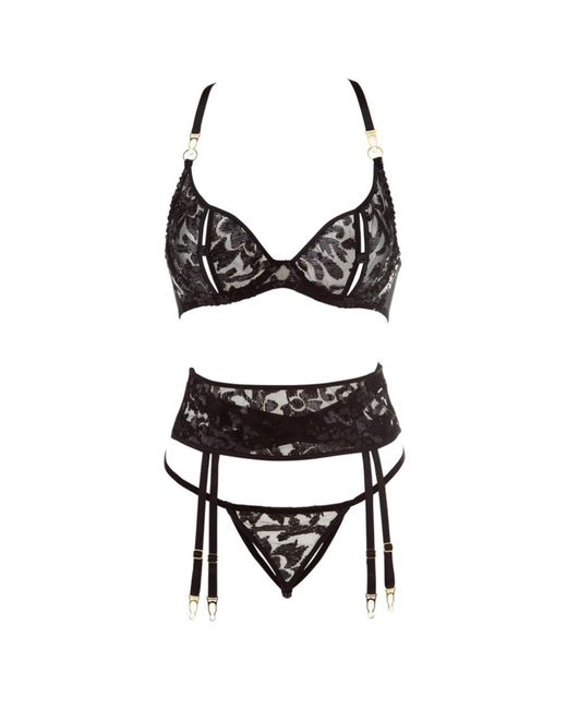 Belle -et-BonBon Black Nymph Noir Boudoir Set