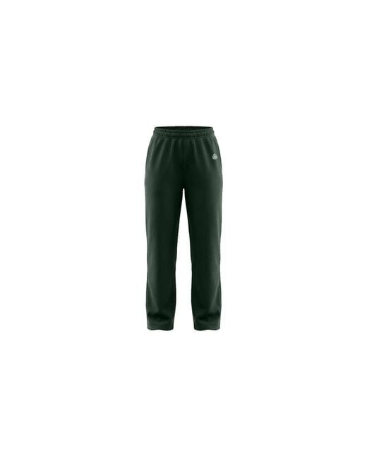 Be Athletica Green Varsity Athletica Wide-Leg Pants