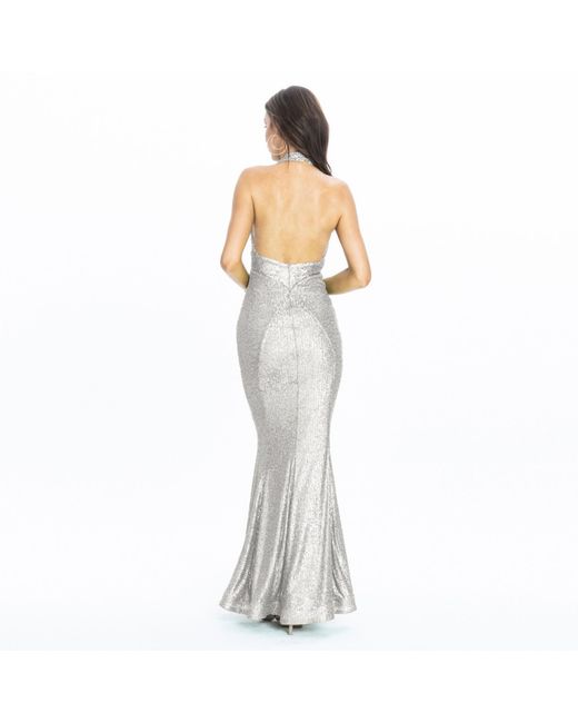 Angelika Jozefczyk White Monroe Evening Gown