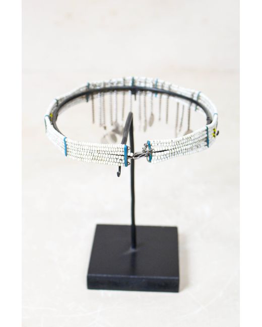Botanical Boys Black Kenya Maasai Beaded Necklace