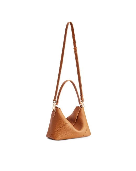 Orange Cube Brown Vina Shoulder Bag