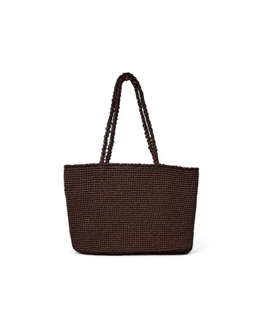 Springmoonatelier Brown Handcrafted Tote Bag