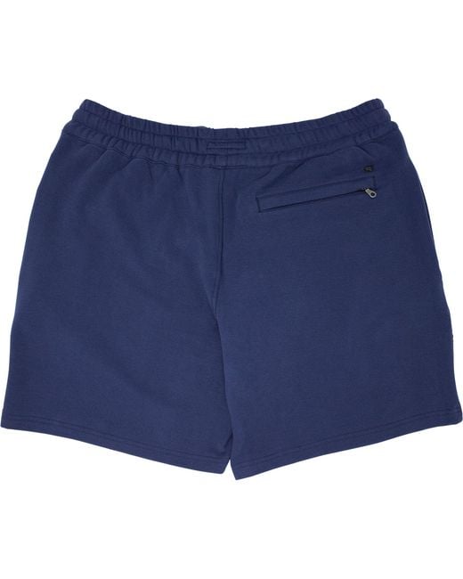 Lords of Harlech Blue Silus Embossed Interlock Shorts for men