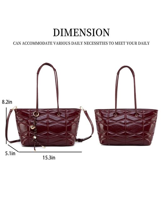 Mkf Collection - J'omor Purple Karen Tote Bag