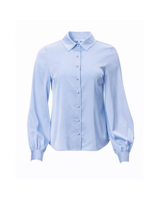 Carloslines Blue Button Down Long Sleeve Shirt
