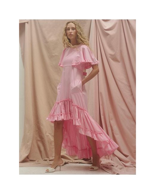 Lisa The Label Pink La La Dress Cotton