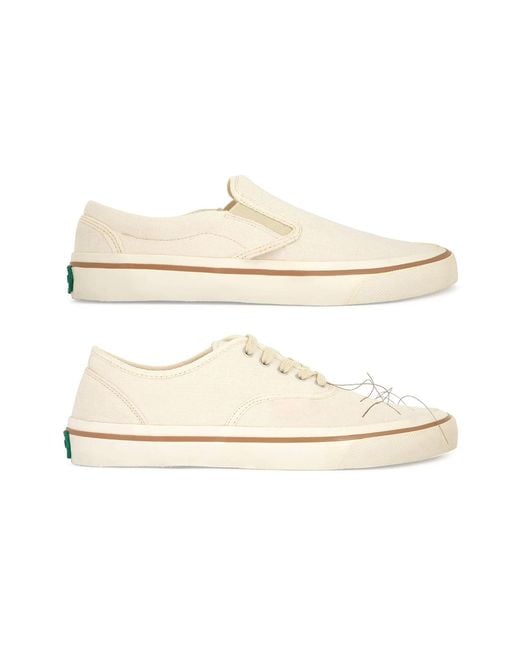 Springa | Unique Vulcanized Sneakers Italian Handmade Natural Wrong Selvagedge Denim Sneakers for men