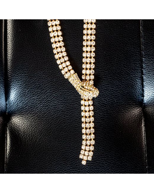 Addicted Metallic Drago Necklace Snake Light Color