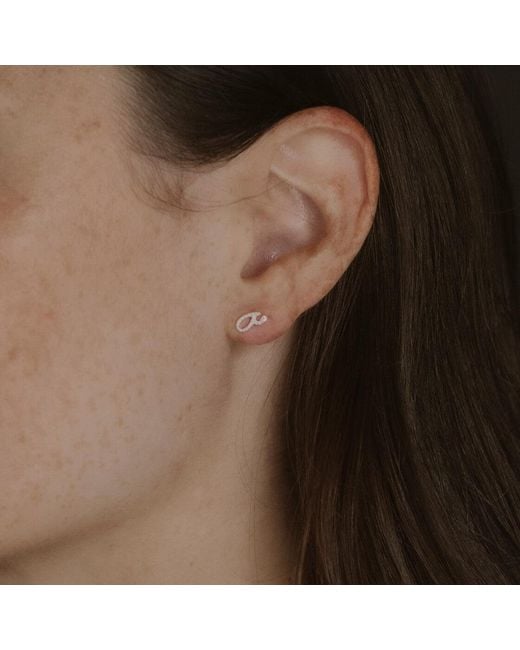 Claire Hill Designs Metallic Fuck Shorthand Stud Earring