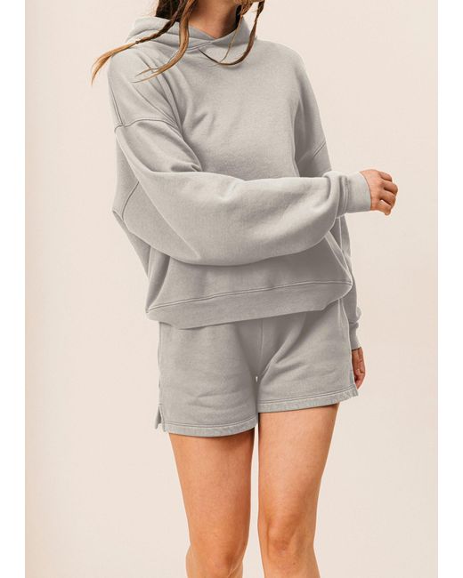 Ocio Leisurewear White Neutrals Everywhere Short