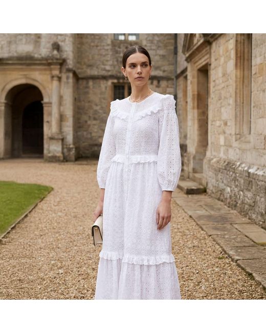 The Well Worn White The Aubrielle Shirtdress