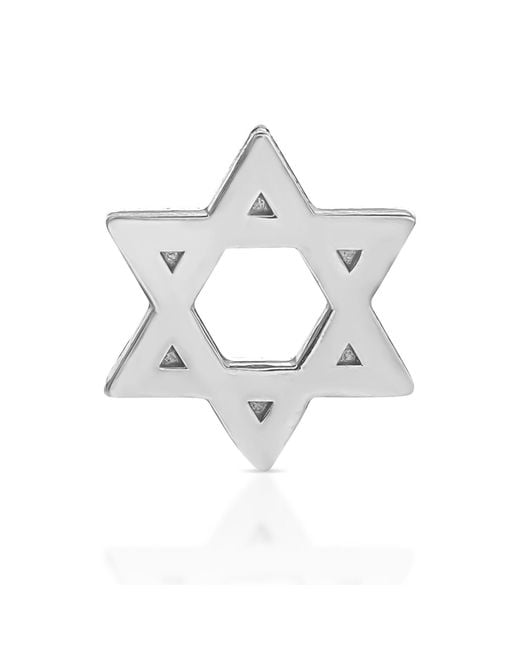Maya Brenner Metallic Charm Stud