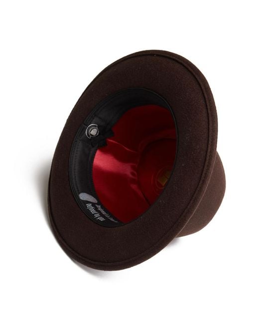 Dasmarca Hats Brown Godfather Wool Felt Hat for men