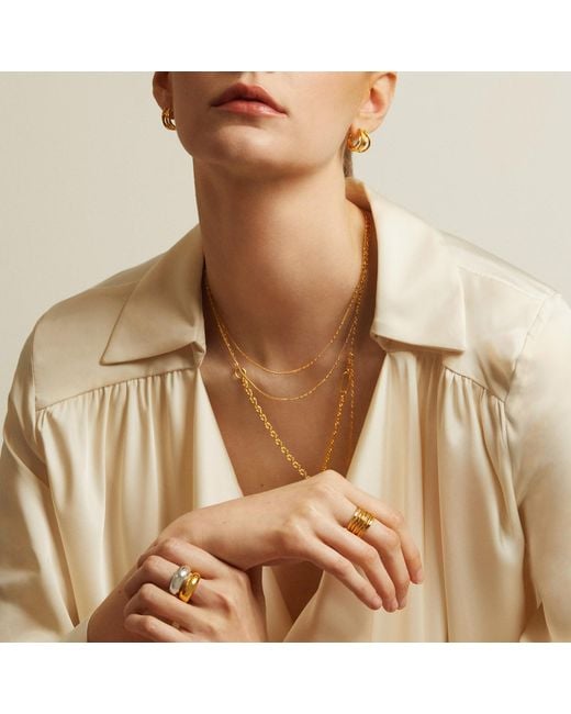 Cote Cache White Dome Ring