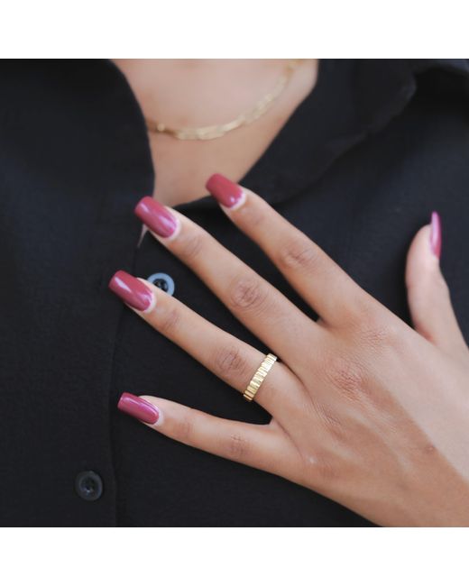 Lei & Mar Co. Metallic The Solene Ring