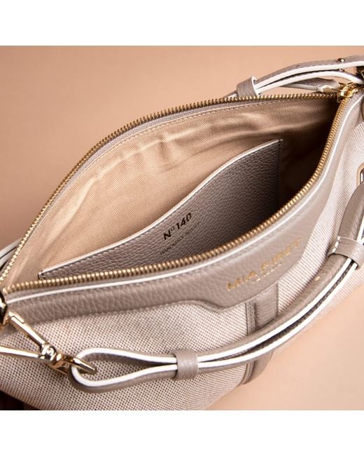 Mia First - Venezia Natural Neutrals Clutch Petitemia Canvas