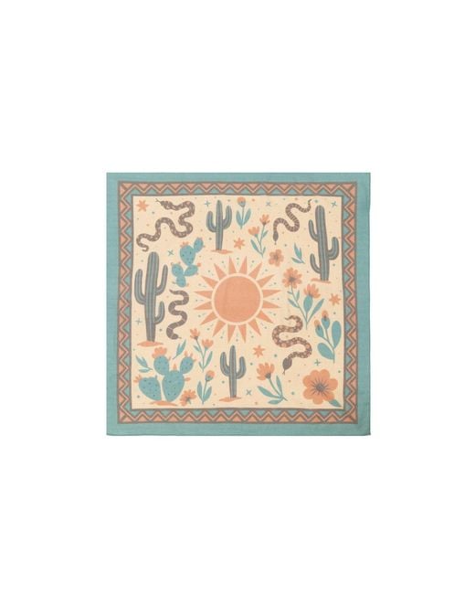 Saachi Blue Kalahari Oversized Bandana