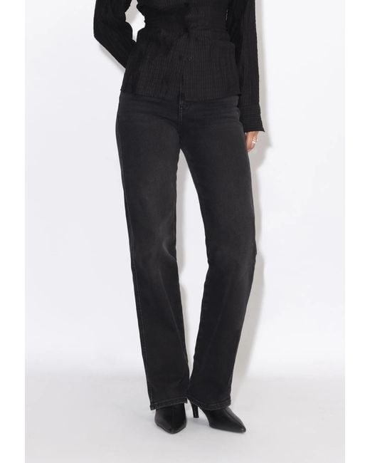 Dr. Denim Black Moxy High Straight