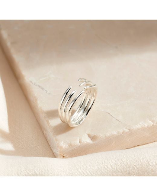 Posh Totty Designs Metallic Talon Open Ring