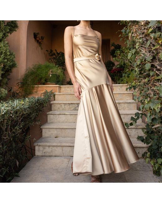 Roses Are Red Natural Neutrals Melody Dress