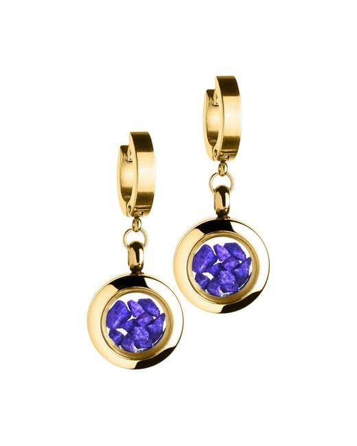 My Little Nature Blue Earrings With Stones