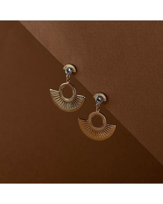 Zoe & Morgan Metallic Pocket Full Of Sunshine Earrings