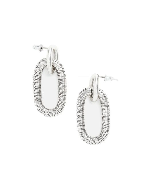 Lovard Metallic Bicycle Chunk Chain Link Earrings