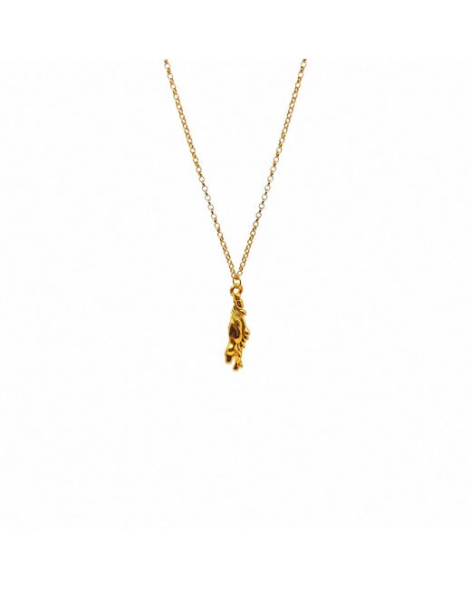 Moca Jewellery Metallic Drop Necklace