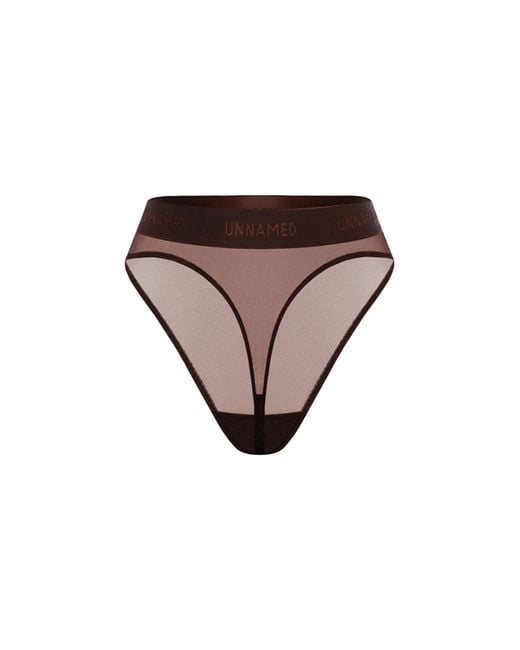 Zhilyova Brown Hanna Gravity High-Waisted Thong