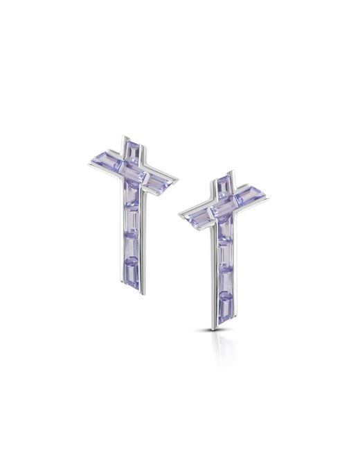 Kasun Blue Lucky Star Earrings