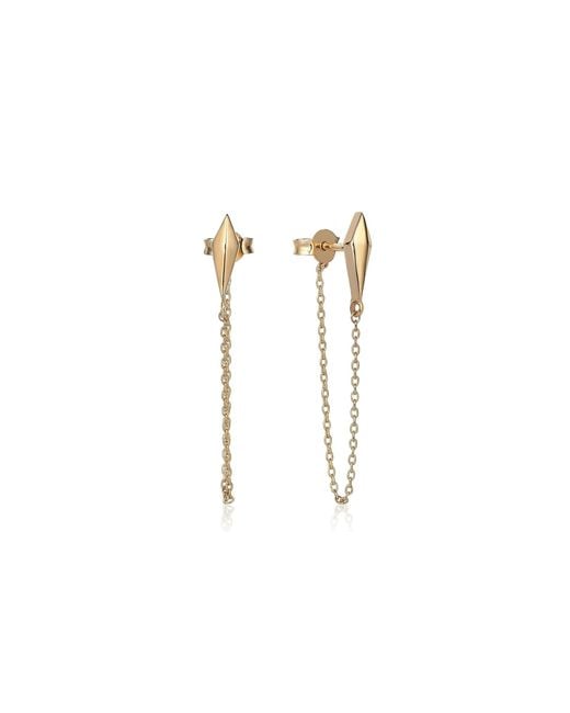 Reis Jewellery Black Grande Chain Earrings