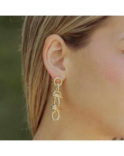 Marcia Moran Metallic Allegra Earrings