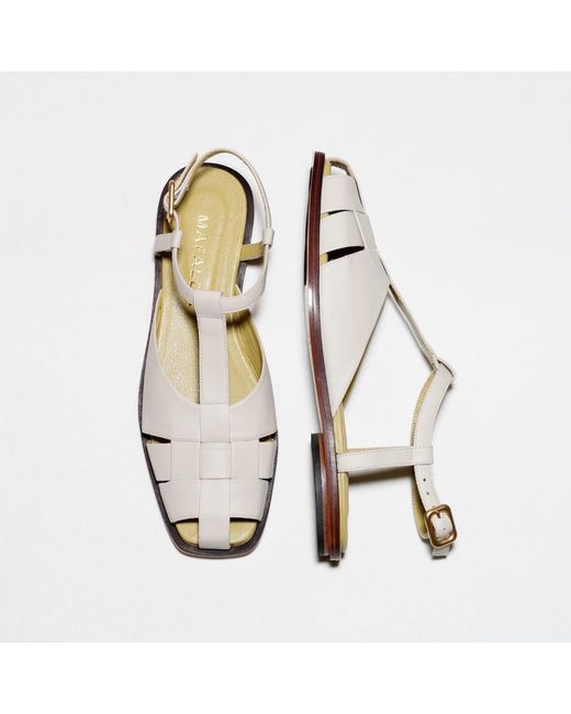 Mafalda Metallic Georgia Off- Sandals