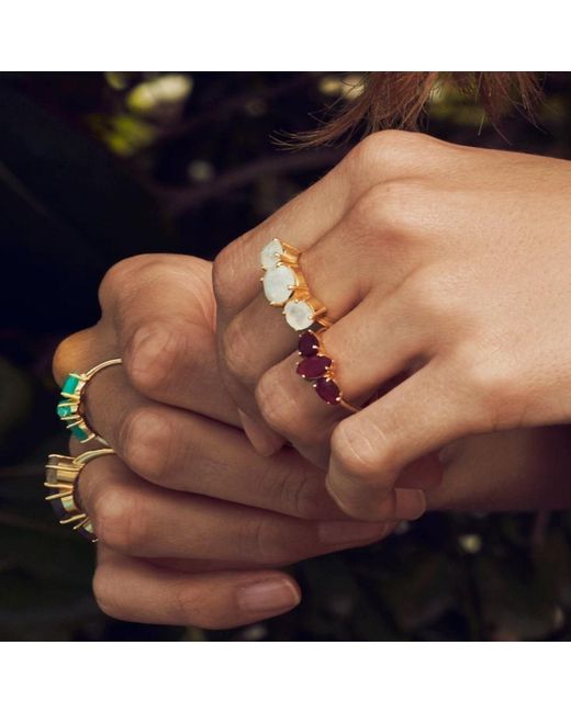 Lavani Jewels Multicolor Ruby Kasia Ring
