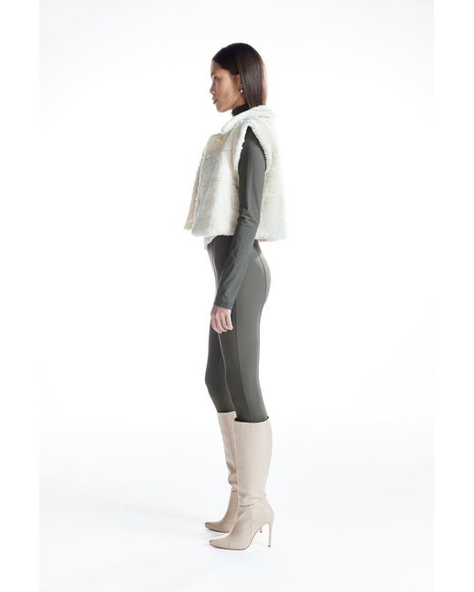 No'design White Neutrals Oversize Teddy Vest