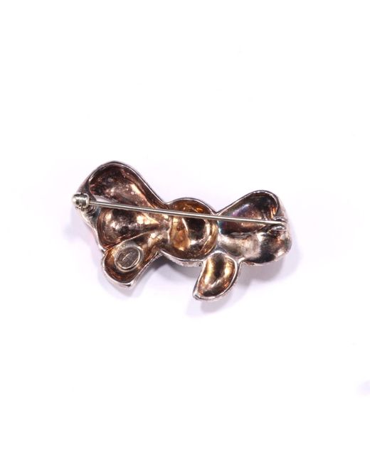 Mineralgems•Studio Pink Vintage Bow Brooch