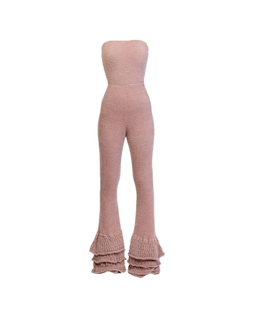 Maison Bogomil Pink Knit Bodycon Jumpsuit