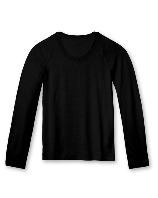 On/Off Essentials Black Bamboo Long Sleeve Tee