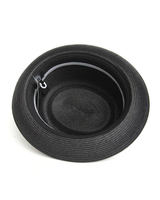 Dasmarca Hats Black Dasmarce Bobby Retro Short Brim Summer Porkpie – Carbon for men