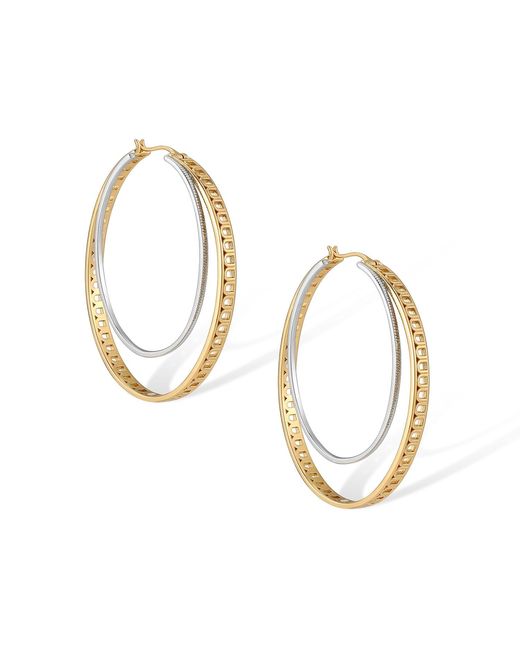 Retro Chic Metallic Colosseum Earrings