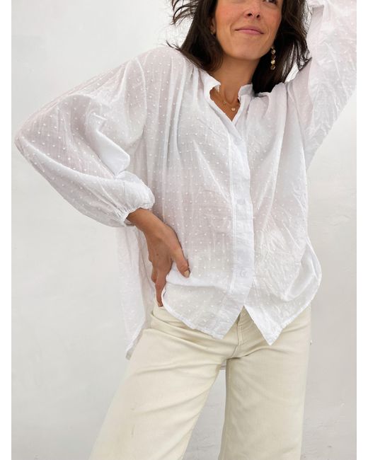 Mind Traveler White Blusa Julia Blanca