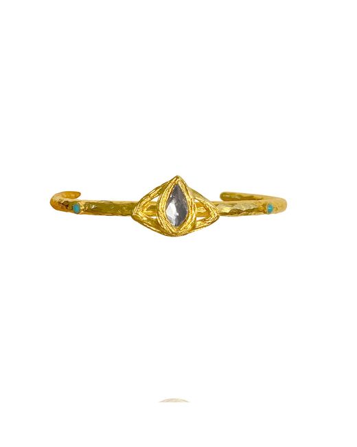 Eyeconic by Samar Ajram Yellow Ghena Eye Bangle Bracelet