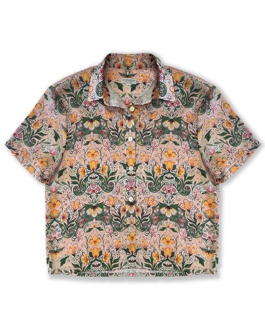 SECTION 101 Multicolor Otis Shirt- Coral
