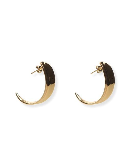 Argento Vivo Brown Natalia Hoop